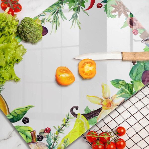 Copri piano induzione Cibo dipinto
