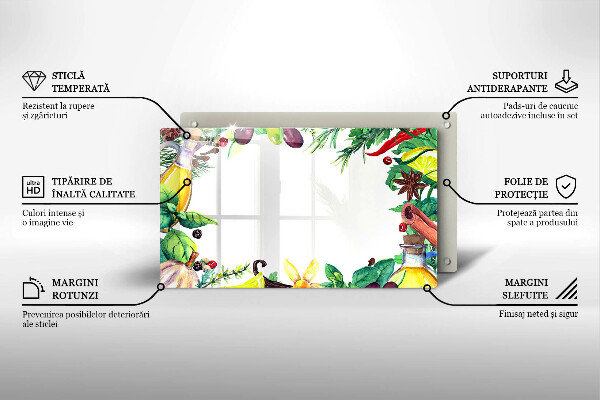 Copri piano induzione Cibo dipinto