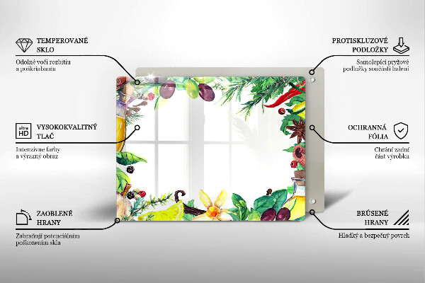 Copri piano induzione Cibo dipinto