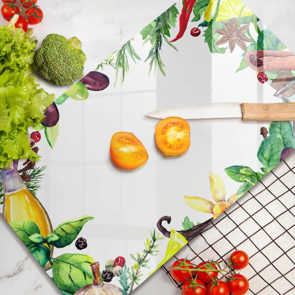 Copri piano induzione Cibo dipinto