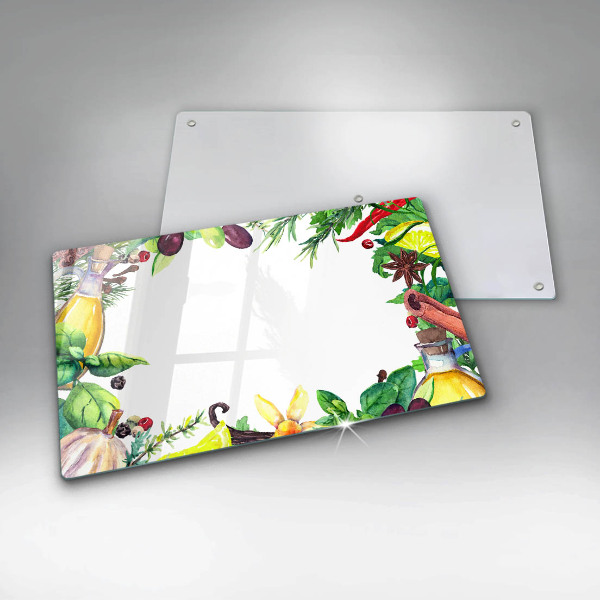 Copri piano induzione Cibo dipinto