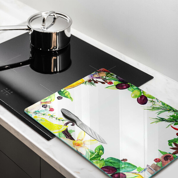 Copri piano induzione Cibo dipinto
