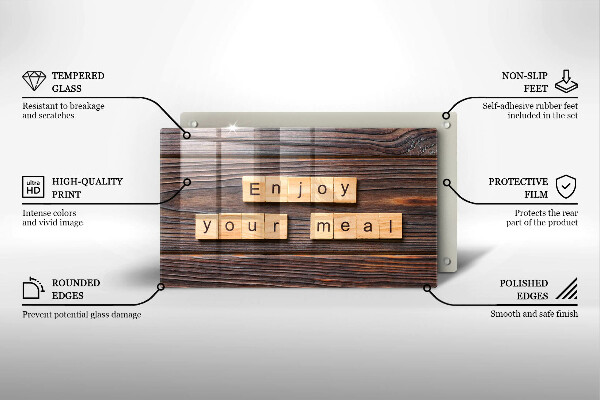 Copri piano induzione Enjoy your meal
