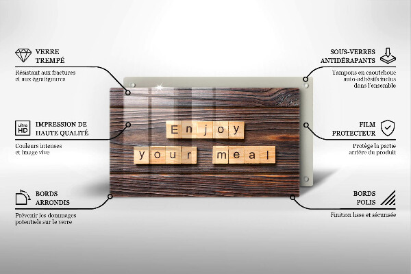Copri piano induzione Enjoy your meal