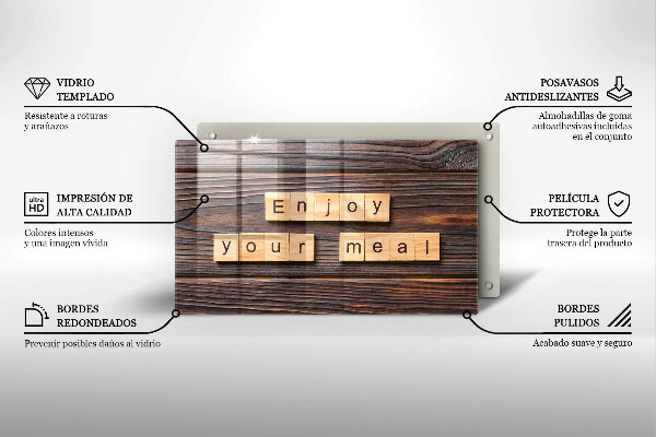 Copri piano induzione Enjoy your meal