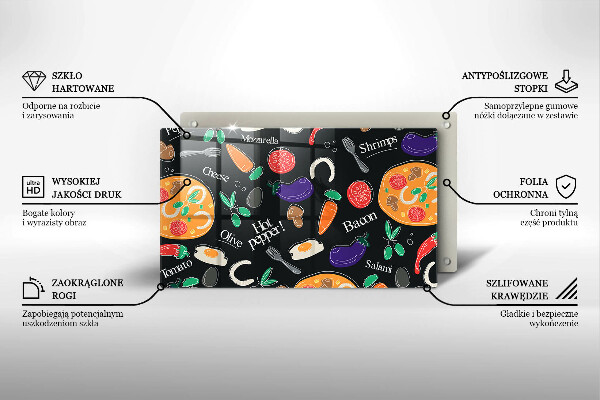 Copri piano cottura Illustrazione del cibo