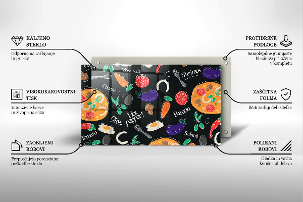 Copri piano cottura Illustrazione del cibo