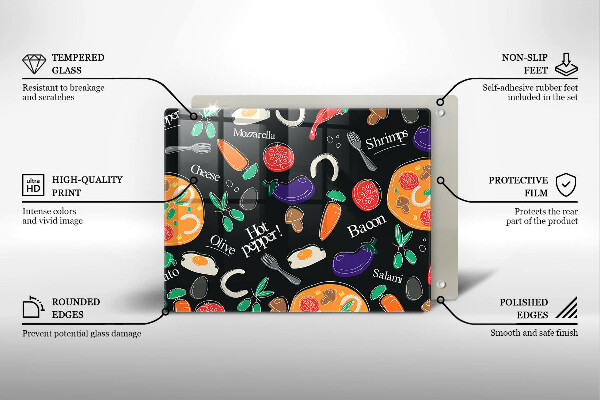 Copri piano cottura Illustrazione del cibo