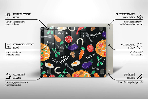 Copri piano cottura Illustrazione del cibo