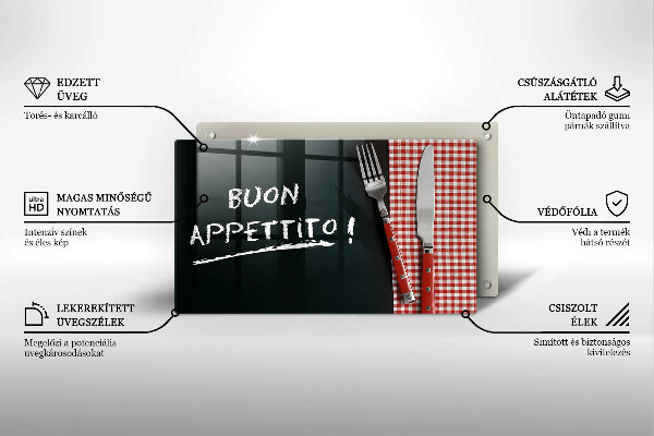 Copri piano cottura Buon Appetito!