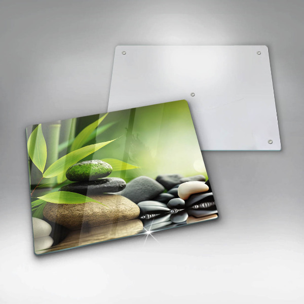 Copri piano induzione Pietre di bambù Zen