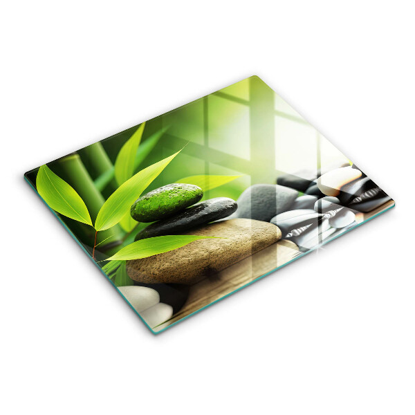 Copri piano induzione Pietre di bambù Zen