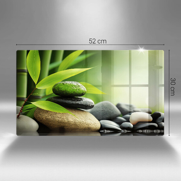 Copri piano induzione Pietre di bambù Zen