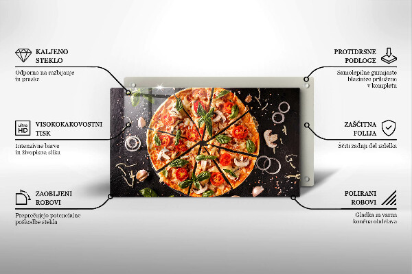 Copri piano induzione Pizza ai funghi