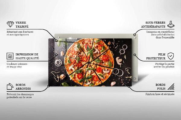 Copri piano induzione Pizza ai funghi