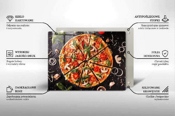 Copri piano induzione Pizza ai funghi