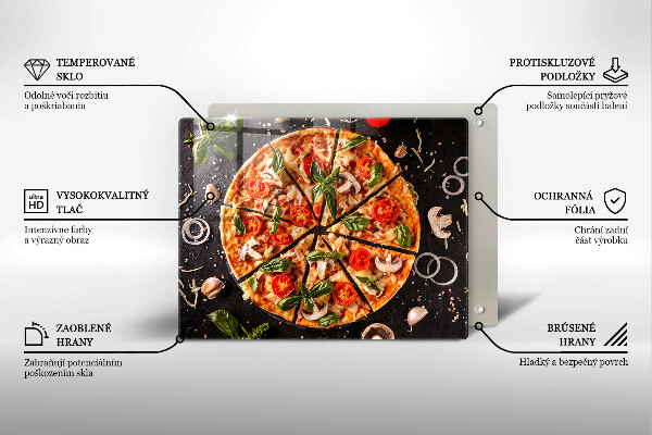 Copri piano induzione Pizza ai funghi