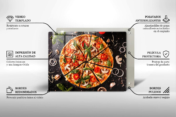 Copri piano induzione Pizza ai funghi