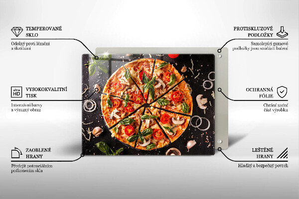 Copri piano induzione Pizza ai funghi