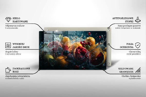 Copri piano induzione Frutta in acqua