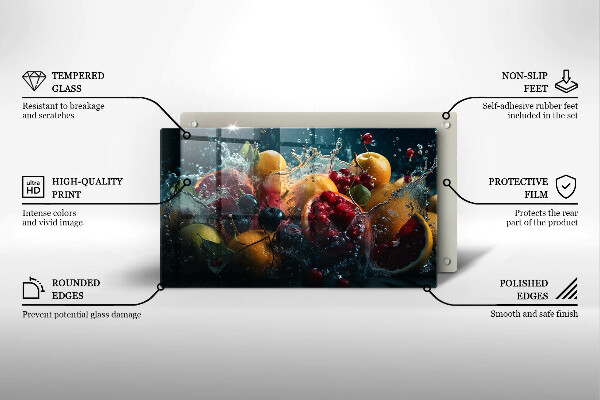 Copri piano induzione Frutta in acqua