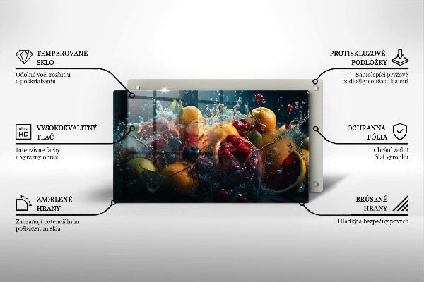 Copri piano induzione Frutta in acqua