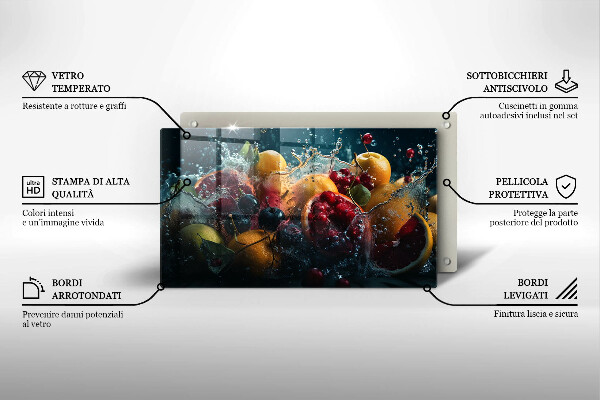 Copri piano induzione Frutta in acqua