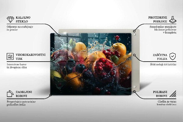 Copri piano induzione Frutta in acqua