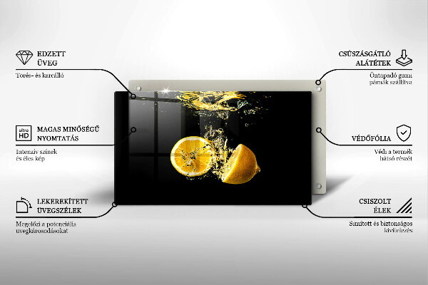 Copri piano cottura Frutti di limone succosi