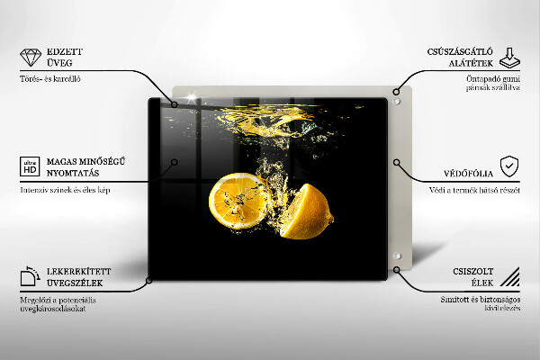 Copri piano cottura Frutti di limone succosi