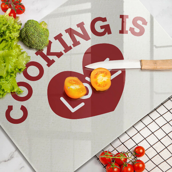 Copri piano induzione Cooking is love