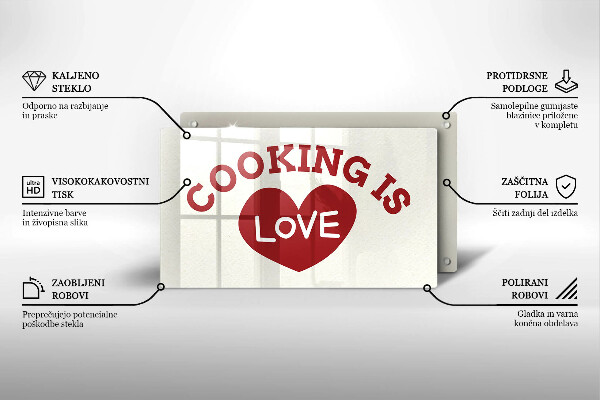 Copri piano induzione Cooking is love