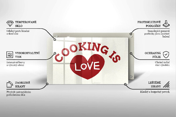 Copri piano induzione Cooking is love