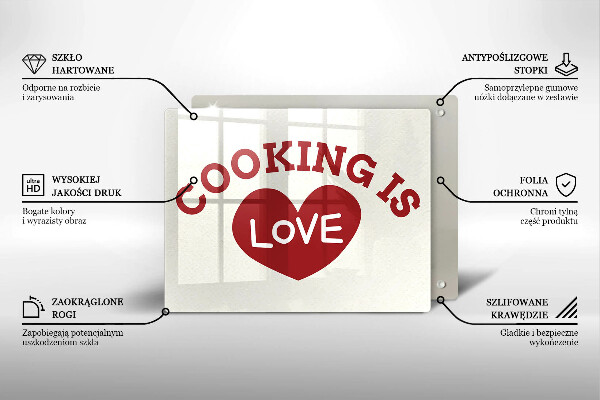 Copri piano induzione Cooking is love