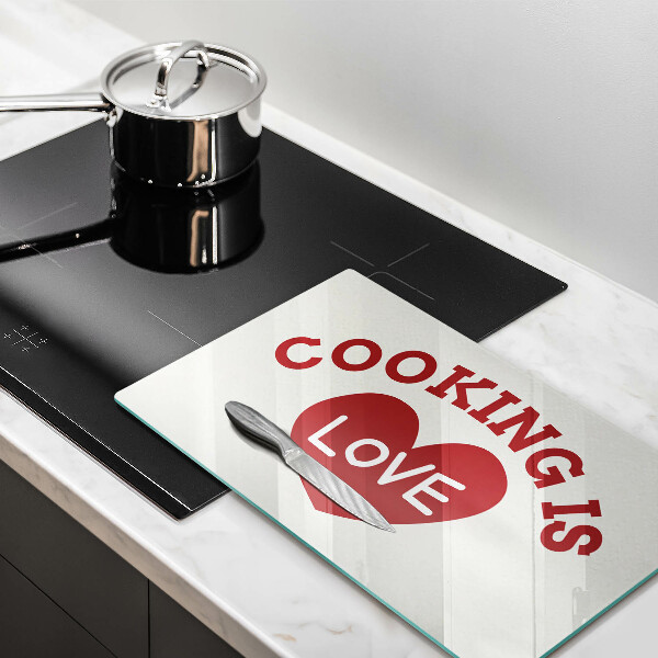 Copri piano induzione Cooking is love