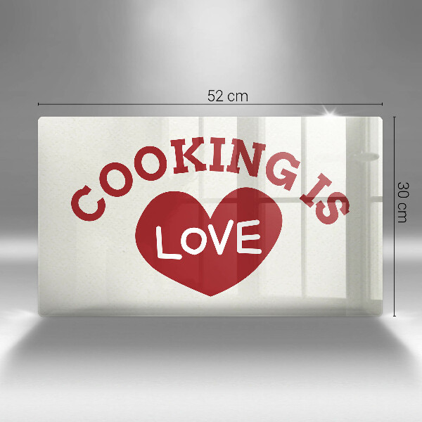 Copri piano induzione Cooking is love