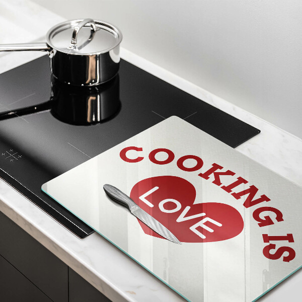 Copri piano induzione Cooking is love