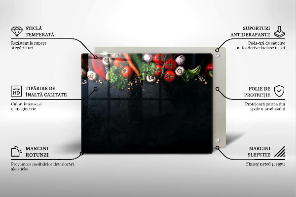 Copri piano induzione Verdure colorate