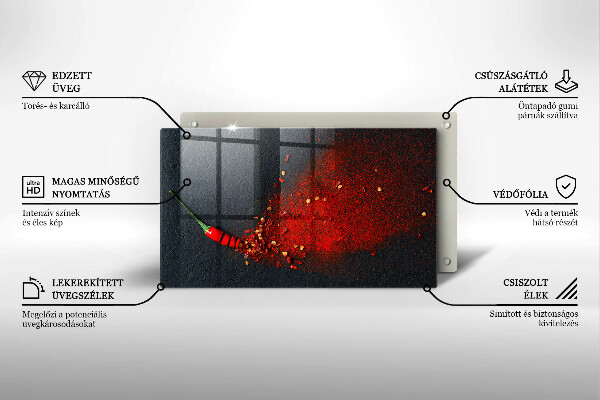 Copri piano induzione Peperoncino