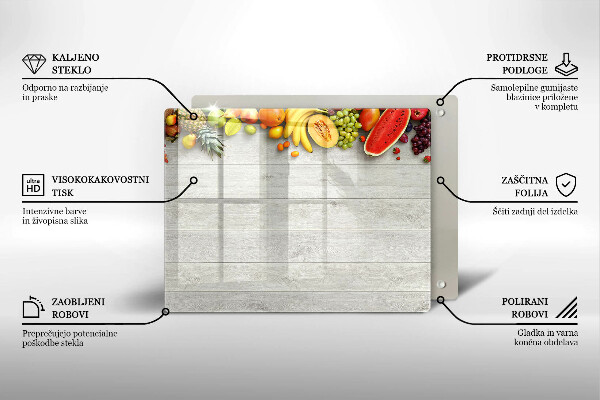 Copri piano induzione Frutta su tavole