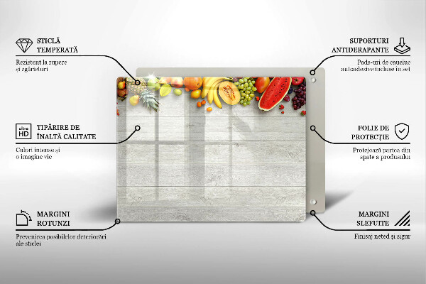 Copri piano induzione Frutta su tavole