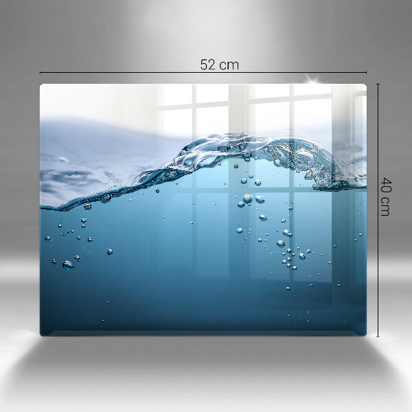 Copri piano induzione Acqua blu