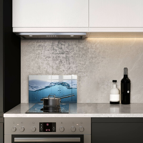 Copri piano induzione Acqua blu