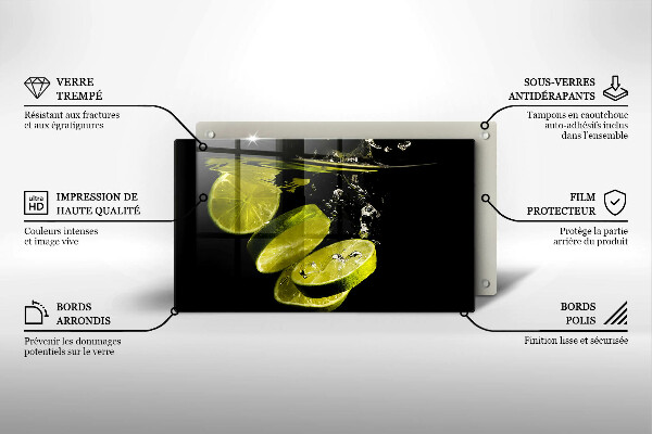Copri piano induzione Limette in acqua