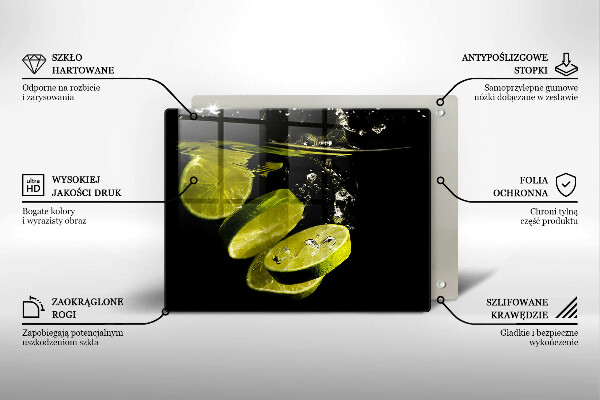 Copri piano induzione Limette in acqua
