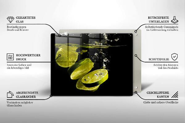 Copri piano induzione Limette in acqua