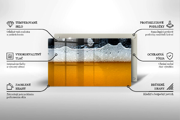 Copri piano induzione Bevi schiuma di birra