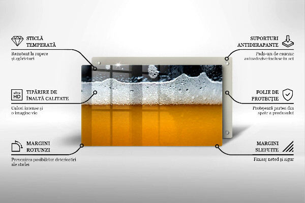 Copri piano induzione Bevi schiuma di birra