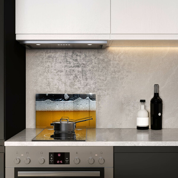 Copri piano induzione Bevi schiuma di birra