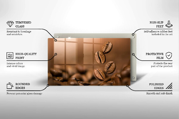 Copri piano induzione Chicchi di caffè